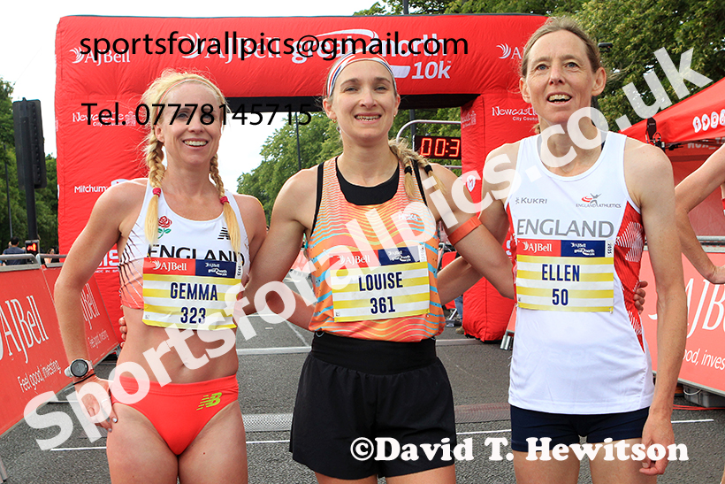 The 2025 AJ Bell Great North 10k, Newcastle. Photo: David T. Hewitson/Sports for All Pics
